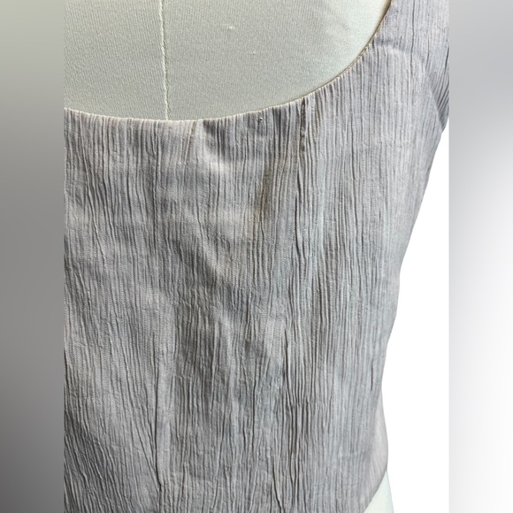 Jason Wu Beige/Gray Button Down Vest Akoya Shell Buttons - Picture 3 of 10